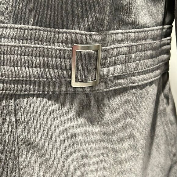 CHRISTOPHER & banks gray corduroy jean jacket style jacket sz M - Picture 9 of 12